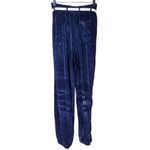Boys Lie  Peace Of Reign Oh Snap Velour Pants in Navy Blue Photo 7