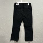 Just Black JBD  Denim Released Hem Crop Flare Size 29 Washed Black NWT Photo 4