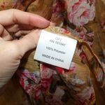 Anthro O.p.t. Wick Smocked Floral Midi Dress Gold XS Yellow Photo 11