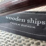 Wooden Ships  Paola‎ Buendia Knit Open Front Cardigan Sweater Tan XS Boho Beachy Photo 2