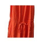 Old Navy Orange Floral Lightweight Romper Women's Medium New Pockets!! Photo 2