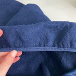 Vintage L.L. Bean outdoors Adult navy soft fleece quarter zip jacket medium Blue Photo 6