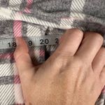 Ellen Tracy Pajama Set Womens Small Gray Pink Plaid Flannel Pajama Set Sleepwear Photo 5
