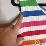 Disney Vintage 1990's colorful striped Minnie Mouse dress Photo 3