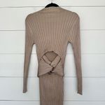 Roam Women’s Medium Ribbed Mackay Dress Flawed Tan Photo 4