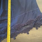 New York & Co. Navy blue lace tank top medium Photo 6