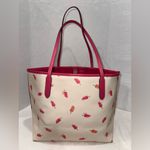 Coach Cream Multicolor City Tote Bag Purse With Popsicle Print Design #C4277 Photo 3