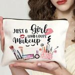 Makeup Lover Cosmetic Pouch White Photo 0