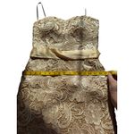 Cinderella Divine NWT  Gold Lace Cocktail Dress - Size M Photo 10