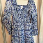 Japna Blue And White floral Dress Photo 1