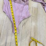 Fleur du Mal dusty rose pink long sleeve V Photo 6