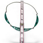 Vintage Bent Knudsen Denmark Sterling Silver Choker Necklace marked Inlaid Photo 5