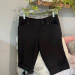 Tracy Evans  Black Bermuda Shorts Dressy Capris Womens Small Photo 4
