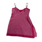 EXPRESS  Lingerie Slip Dress‎ Pink Lace Trim Sleeveless Mini Chemise Photo 0