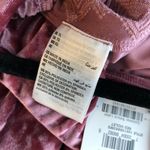 JM Collection  Pants Crushed Velvet Embroidered Pull On Wide Leg Pink XL Photo 6