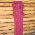 Mac Duggal $998  20349 Embellished Puff Sleeve V Neck Gown Photo 5