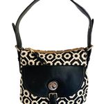 Spartina Black & White Geometric Shoulder Purse Photo 0