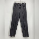 Levi's Levi’s Black Dad Jeans Straight Leg Mid Rise size 26‎ Photo 1