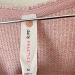 Anthropologie BOGO  Daily Practice Mixed Knit Cuff Thermal Top Size Medium Photo 3