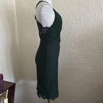 Lulu’s Only Want You Forest Green Lace Midi Dress Bodycon Slip NWT Medium Size undefined Photo 11
