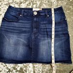 G by Guess  Blue Distressed Denim Mini Skirt Size: L Photo 4