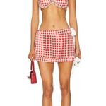 Milkwhite Bustier Top in Red Small New Womens Cropped Tank Bralette Photo 10