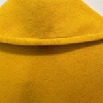 Anthropologie Tulle Women's Peacoat XS Mustard Yellow Retro Mod 70s Minimalist Photo 6