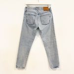 Moussy Vintage Camilla Denim Tapered Jeans Light Blue Designer Japan Rigid 26 Photo 10