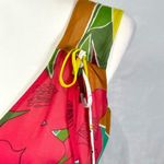 Jonathan Martin  vibrant and colorful tropical floral true wrap top size small Photo 1