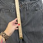 Judy Blue 5 / 27 Jeans Super Flare Leg Striped High Rise Raw Hem Boho Hippie Photo 13