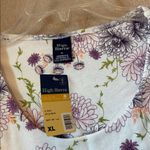 High Sierra FINAL MARKDOWN  Women's Floral Top - White and Purple XL NWT Photo 2
