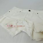 Paige Low Rise Denim Cutoff Shorts - White - 26 Photo 7