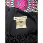 Max Studio Vintage 90s Black Velvet Burnout Damask Sleeveless Sheath Dress Sz 4 Photo 4