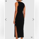 Reformation EUC Black Basil Sleeveless Cashmere Midi-Dress Photo 1