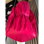 ZARA red blazer shinny stylish with small shoulder padding work attire office we Photo 2