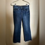 Judy Blue Judy‎ Blue BRITTNEY MID RISE CUT HEM BOOTCUT Jeans Size 28/7 in Dark Blue Photo 7