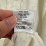 IRO  Linen Cream Crew Neck Distressed Pullover Sweater Womens XS Oversized Beachy Photo 3