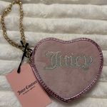 Juicy Couture  Heart-Shaped Pink Wristlet Photo 0