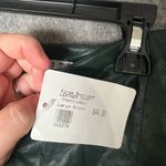 TCEC  Women Size Large Green Faux Leather NTW Mini‎ Skort Photo 6