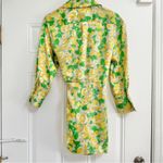 ZARA  Satin Effect Long Sleeve Wrap Dress Photo 8