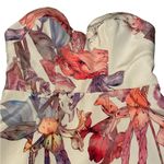 Keepsake Hearts On Fire Mini Dress Strapless Floral Cocktail Party Dress Medium Photo 2