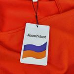 JoosTricot Long Sleeve Scoop Neck Top Sweater in Ferrari Orange Medium NWT Photo 6