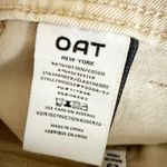 OAT | New York Jeans High Waist Wide Leg Crop Khaki Light Tan Raw Hem | 29, 8 Photo 8