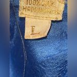 Relin Vintage Blue Sequin Maxi Dress Formal Gown Beaded 100% Silk Dynasty 1980s Size L Photo 12