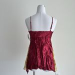 Eyeshadow Y2K Cami Babydoll Top Large Burnout Velvet Whimsical Boho Festival Photo 3