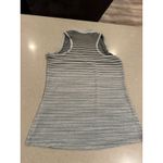 Nike  Golf Womens Dri-Fit Sleeveless Striped Polo Shirt Size S Gray Photo 2