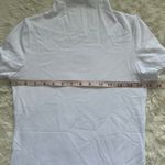 Madewell Top Short-Sleeve Mockneck Tee Cotton Blend Eyelet White XS NWT New Photo 9