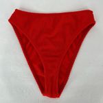 Good American "always fits better' Cheeky Bikini Bottoms Bright Poppy - S/M Photo 0