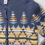 Pendleton ‎ Portland Barn 100% Virgin Wool Aztec Mountain Cardigan Size Large Photo 3