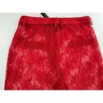 Victoria's Secret  Set VS Lingerie Pants Bra 36 D Red Lace Sexy Archives Hot​ Photo 9